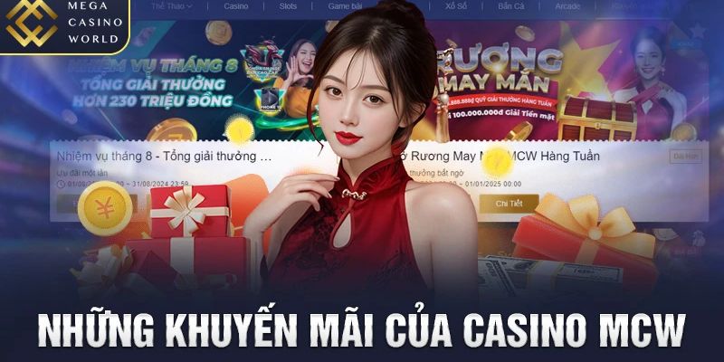 Khuyến mãi Casinomcw - tổng hợp với các sự kiện 